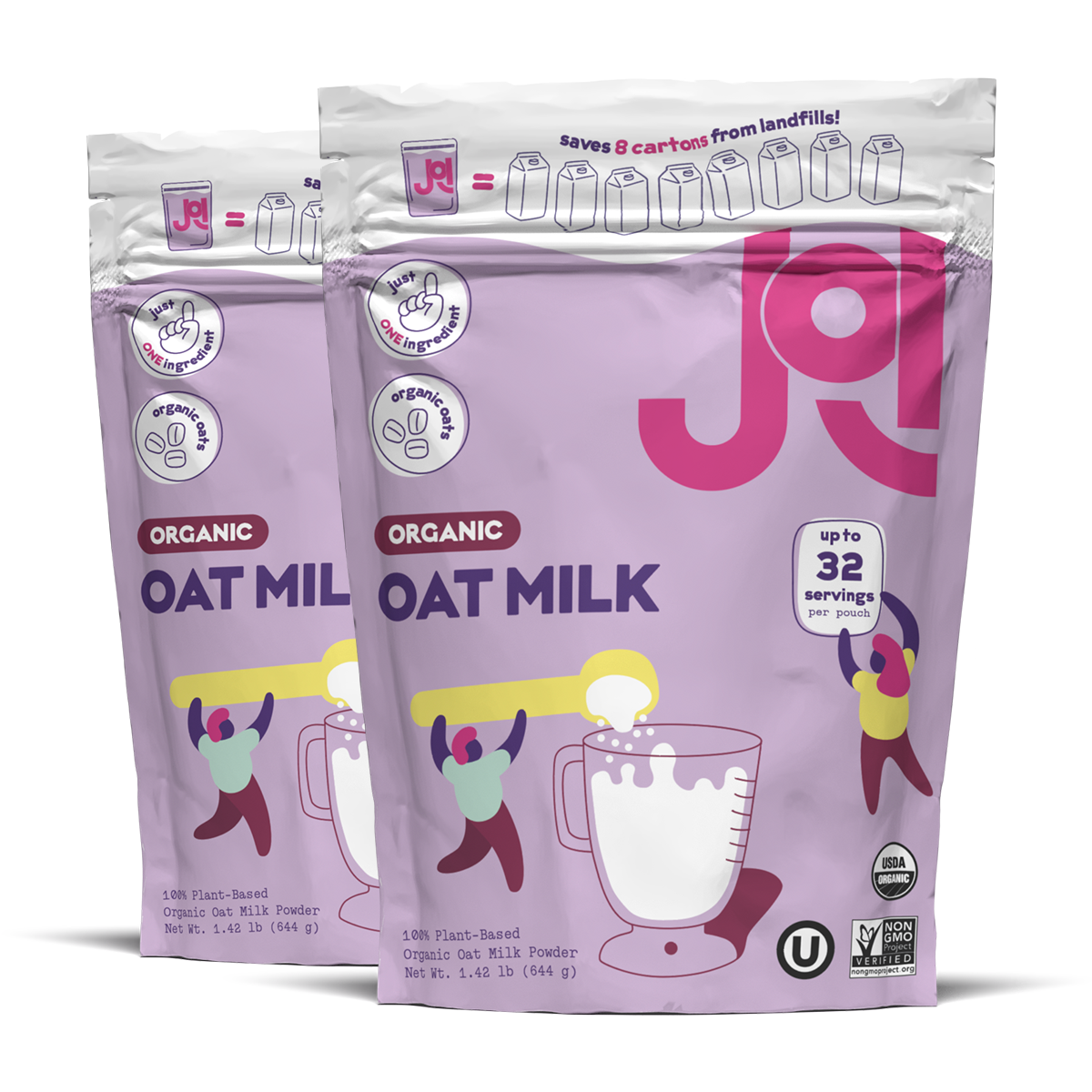 Organic Oat Milk Powder 2-Pack