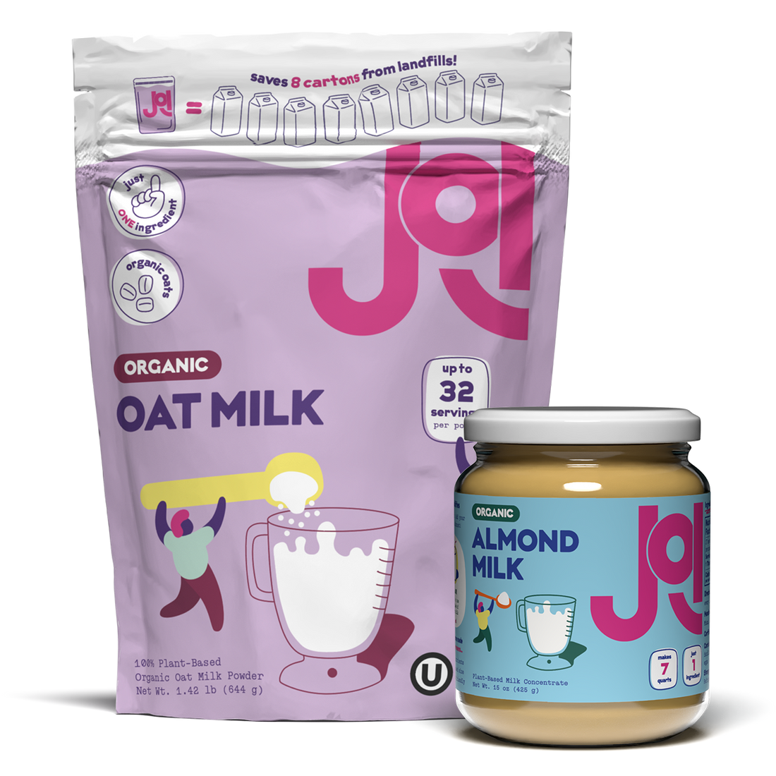 Organic Oat &amp; Organic Almond 2-Pack
