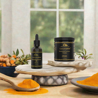 Product Bundle - CurcumaMAX Fermented Turmeric Oil &amp; CurcumaMAX Fermented Turmeric Powder