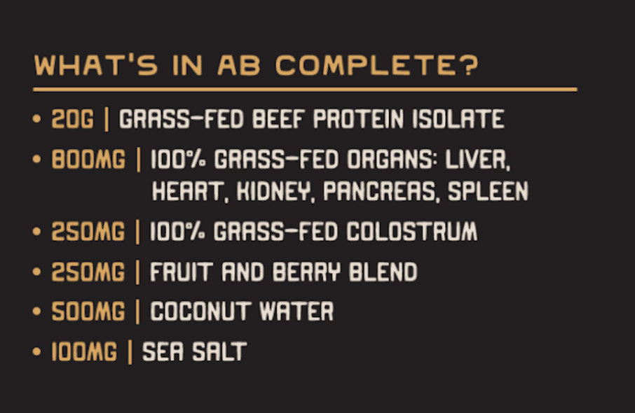 Animal-Based Complete Protein Powder – Chocolate