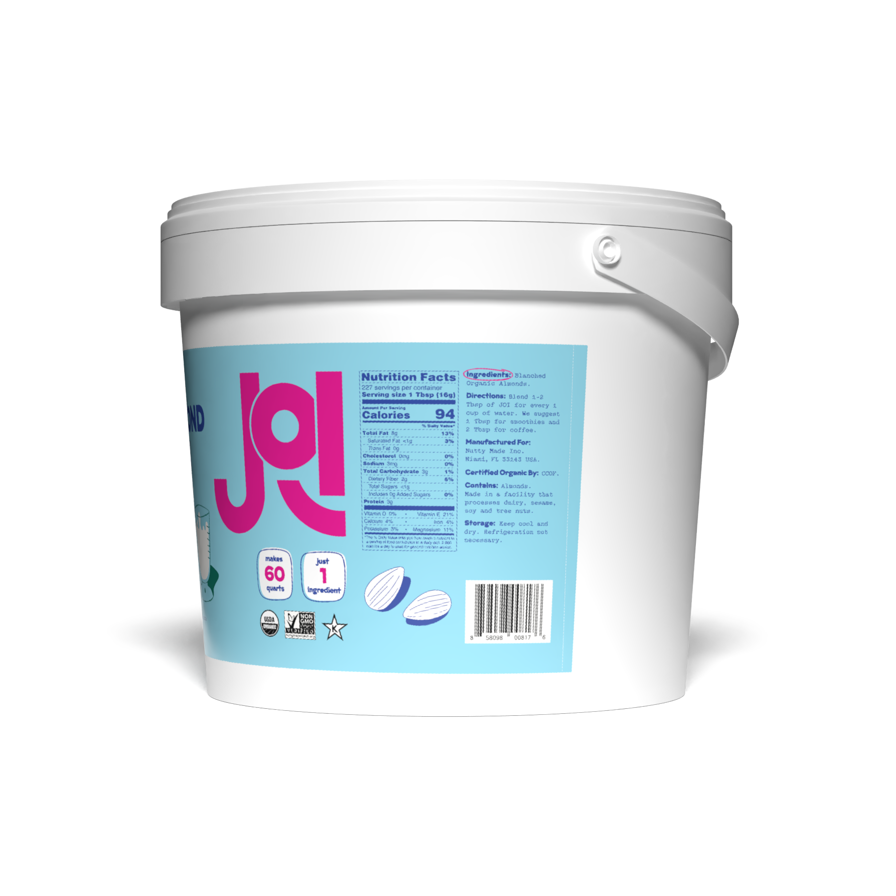 Organic Almond Milk Base - Bulk