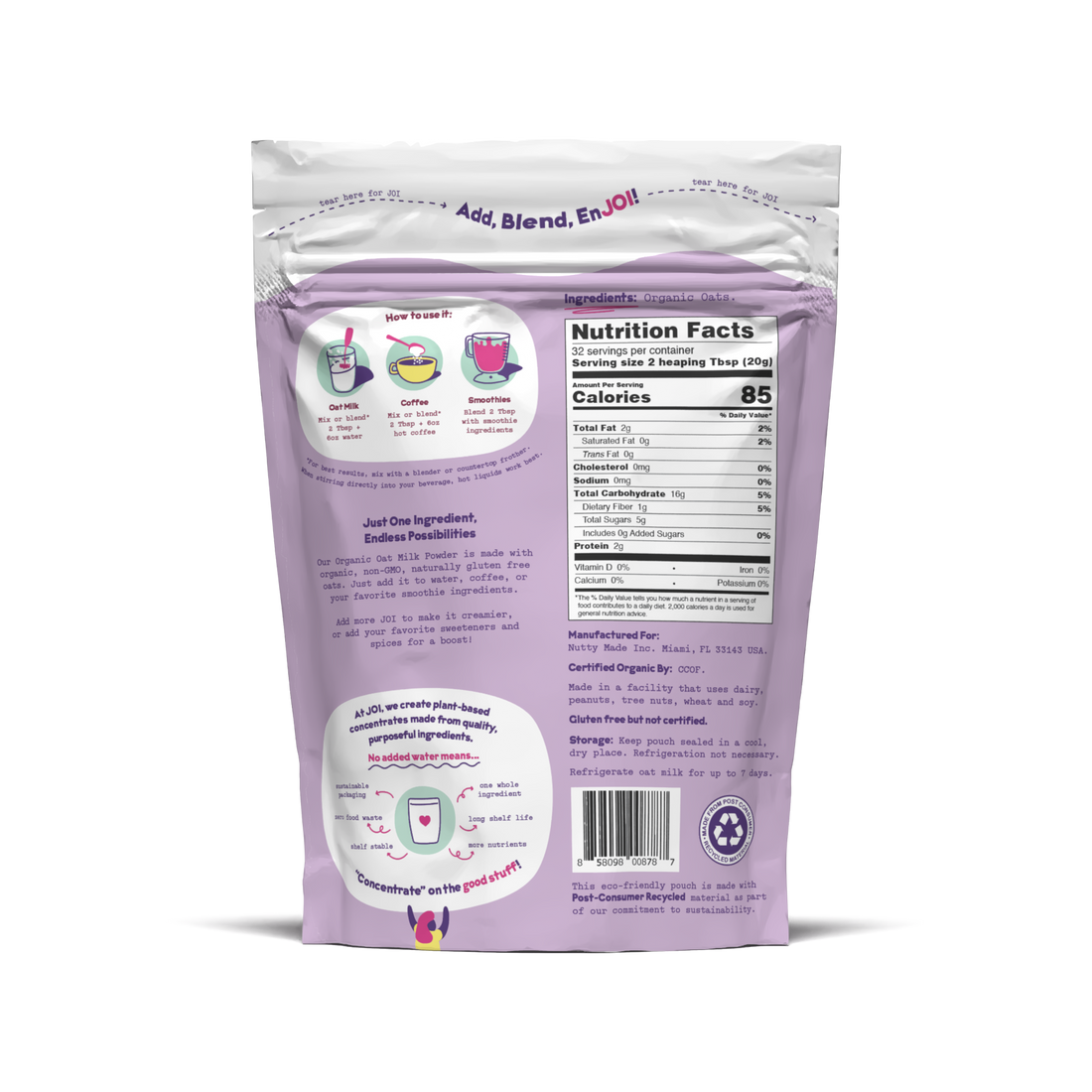 Organic Oat &amp; Almond 2-Pack