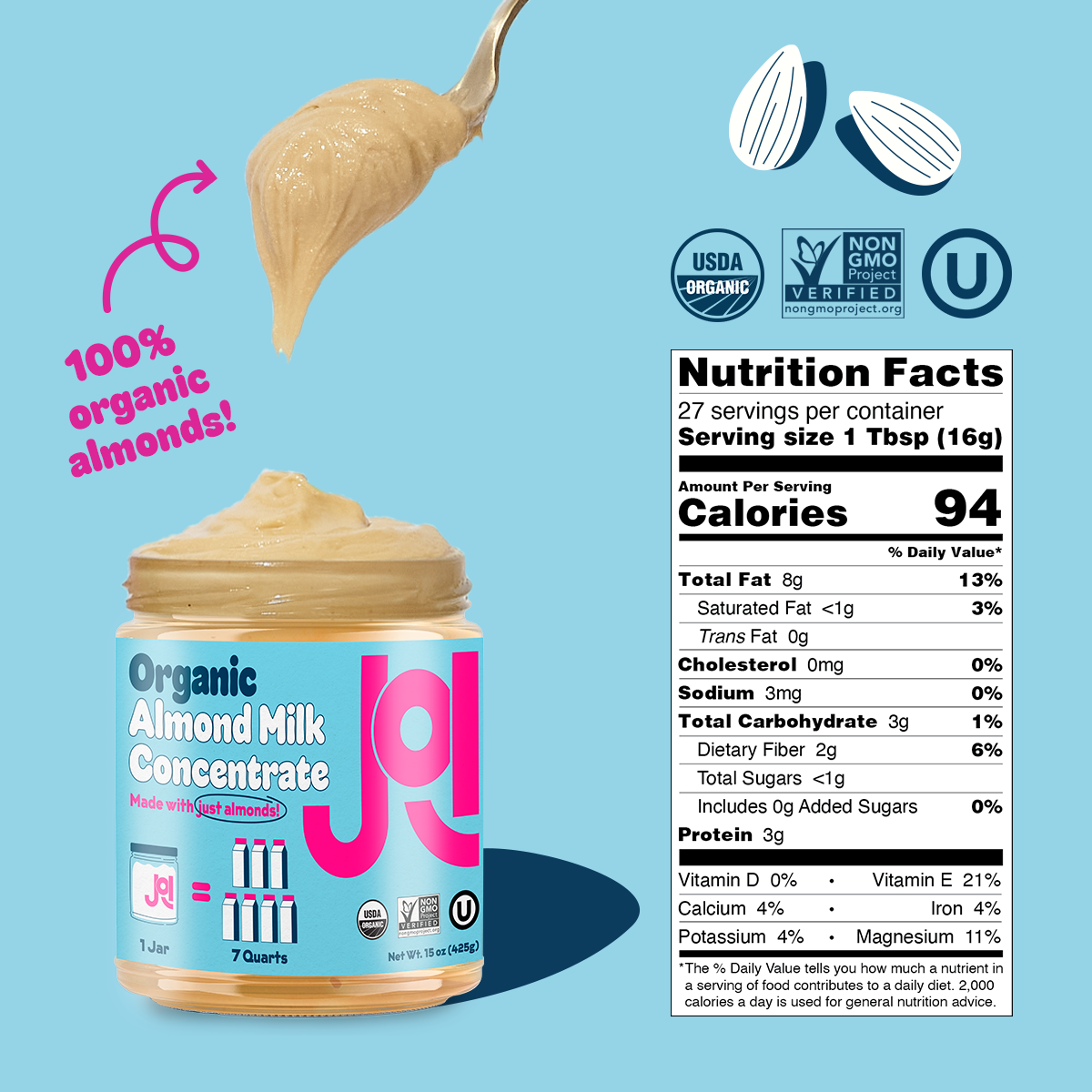 Organic Oat &amp; Organic Almond 2-Pack