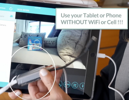No WiFi &amp; No EMF Wired Baby Monitor System