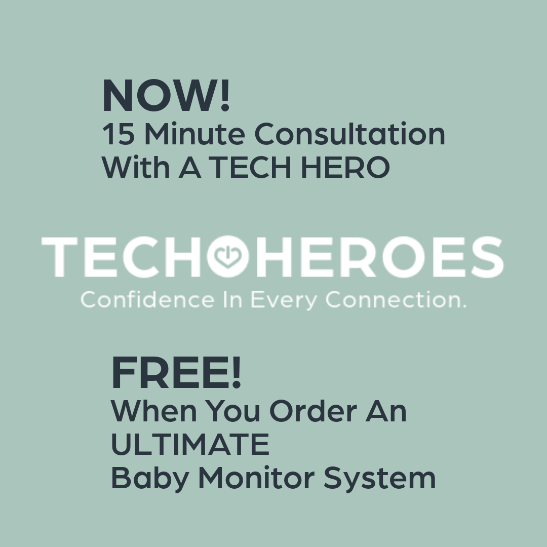 No WiFi &amp; No EMF Wired Baby Monitor System