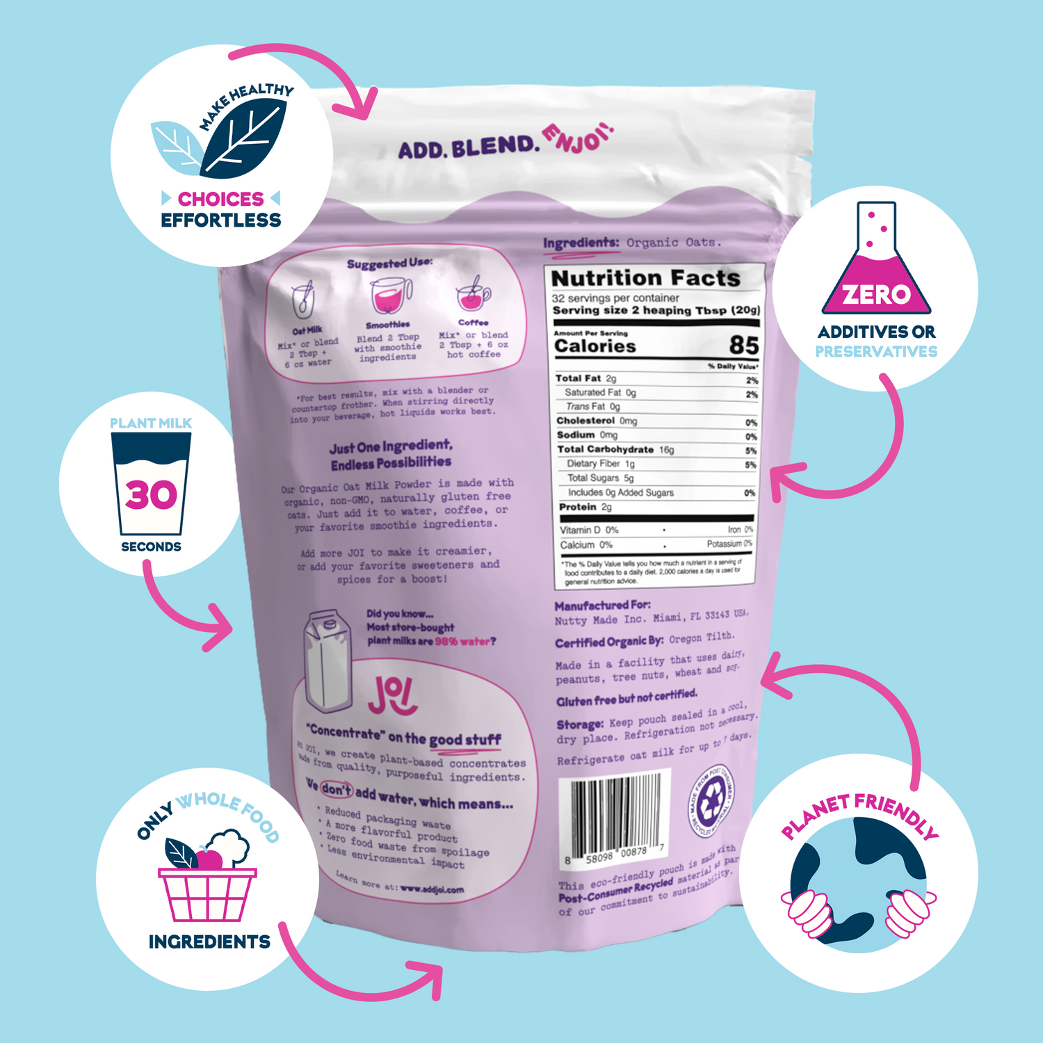 Organic Oat &amp; Almond 2-Pack